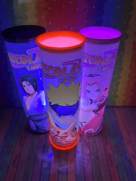 20 Luminárias de Led para Festa - Naruto
