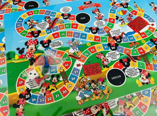 20 Lembrancinha Mickey e Minnie - Jogo de Tabuleiro