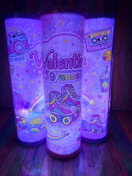 20 Luminarias de Led para Festa - Festa Patins