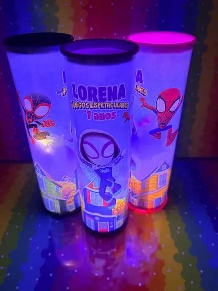 20 Luminárias de Led para Festa - Spidey e Seus Amigos