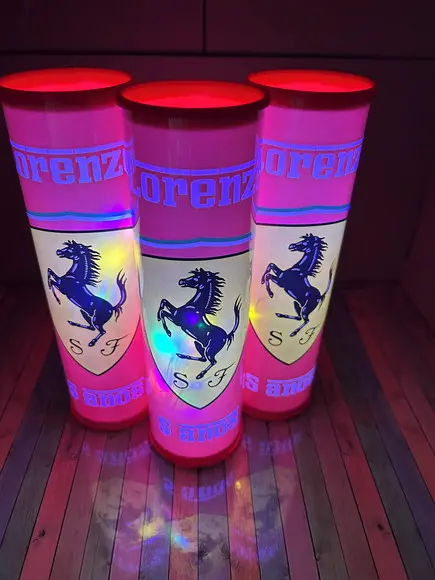 20 Luminarias de Led para Festa - Festa Ferrari