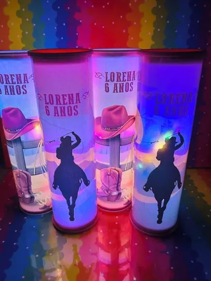 20 Luminarias de Led para Festa - Festa Boiadeira