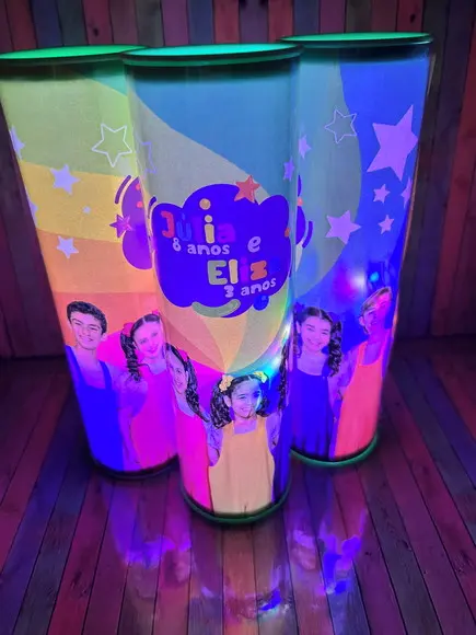 20 Luminárias de Led para Festa - Festa Chicktoonz