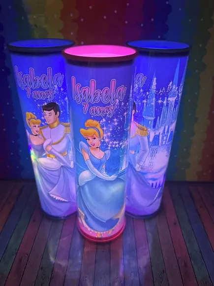20 Luminarias de Led para Festa - Festa Cinderela