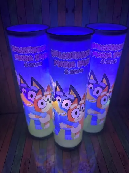 20 Luminarias de Led para Festa - Festa Bluey