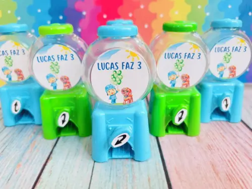 20 Mini Baleiro Candy Machine Festa Pocoyo