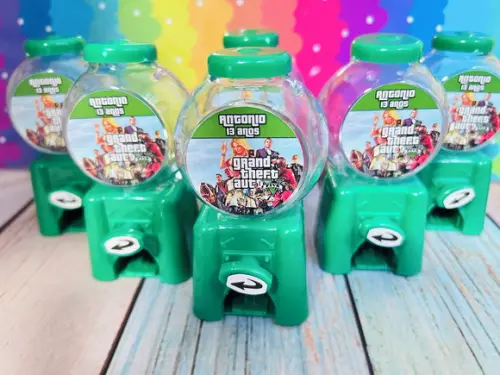 20 Lembrancinha Festa Gta - Candy Machine