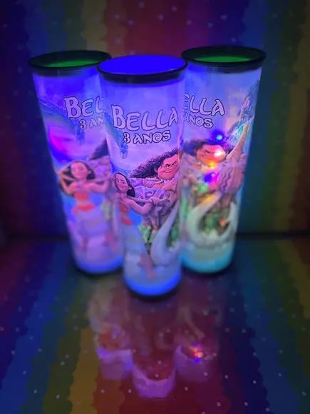 20 Luminarias de Led para Festa - Festa Moana