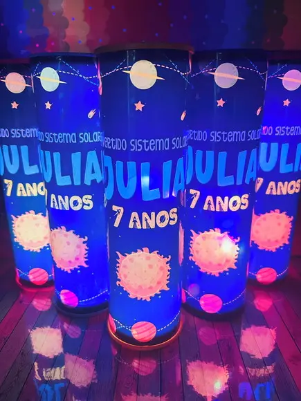 20 Luminarias de Led para Festa - Festa Sistema Solar