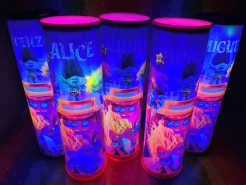 20 Luminarias de Led para Festa - Festa Trolls