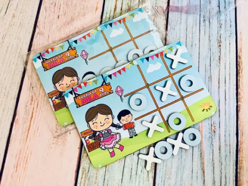 20 Jogo da Velha Personalizado Festa Junina