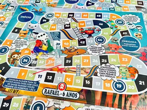 20 Jogo de Tabuleiro Octonautas -lembrancinha de Festa