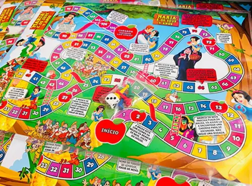 20 Lembrancinha Branca de Neve - Jogo de Tabuleiro