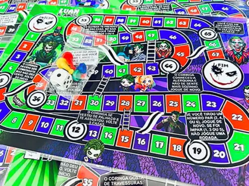 20 Jogo de Tabuleiro Coringa -lembrancinha