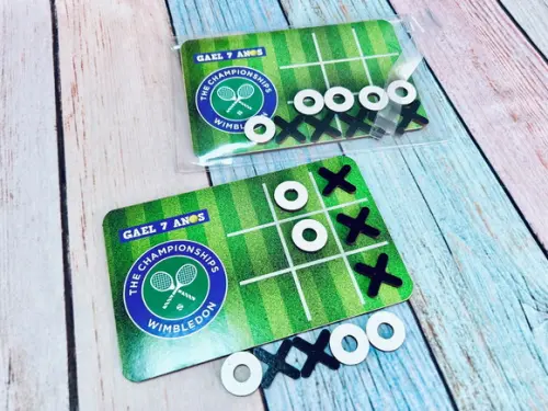 20 Jogo da Velha Tennis com Sacolinha de Pvc