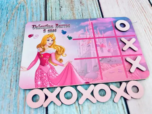 30 Jogo da Velha Personalizado Bela Adormecida
