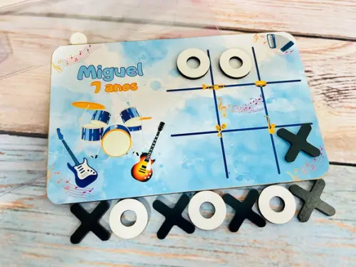 30 Jogo da Velha Personalizado Musica
