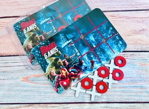 30 Jogo da Velha Personalizado Vingadores