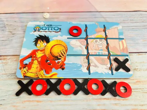 20 Jogo da Velha One Piece com Sacolinha de Pvc