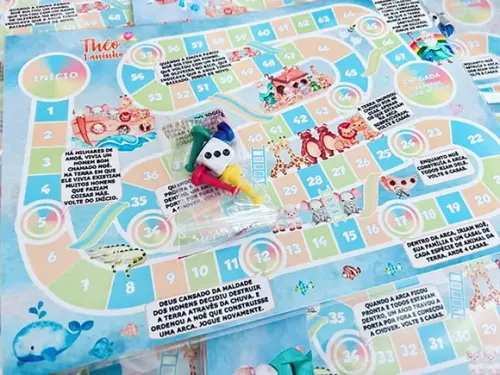 20 Jogo de Tabuleiro Arca de Noé - Lembrancinha