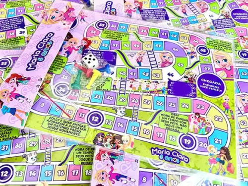 20 Jogo de Tabuleiro Polly Pocket - Lembrancinha
