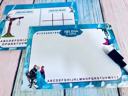 20 Lousas Mágicas Personalizadas Frozen