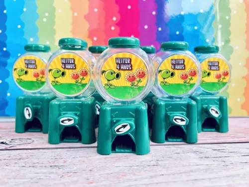 20 Mini Baleiro Candy Machine Plants Vs Zombies