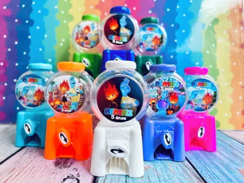 20 Mini Baleiro Candy Machine Elementos