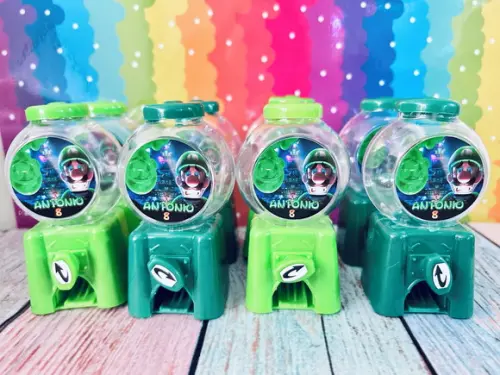 20 Mini Baleiro Candy Machine Luigi