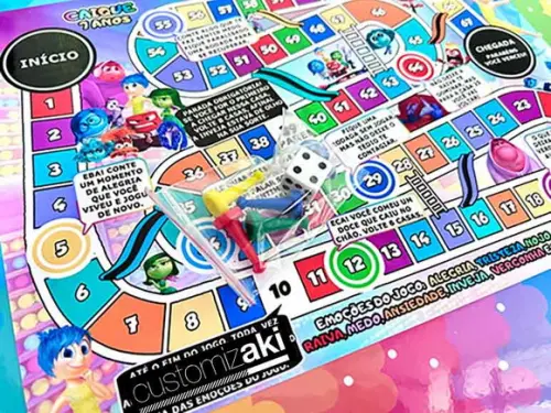 20 Jogo de Tabuleiro Divertidamente 2 - Lembrancinha