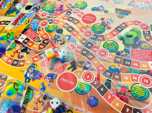 20 Jogo de Tabuleiro Festa Brawl Stars