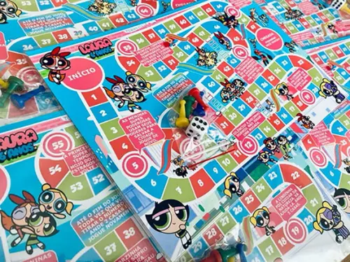 50 Jogo de Tabuleiro Personalizado Lembrancinha de Festa