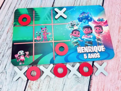 20 Jogo da Velha Personalizado Guardiões da Floresta