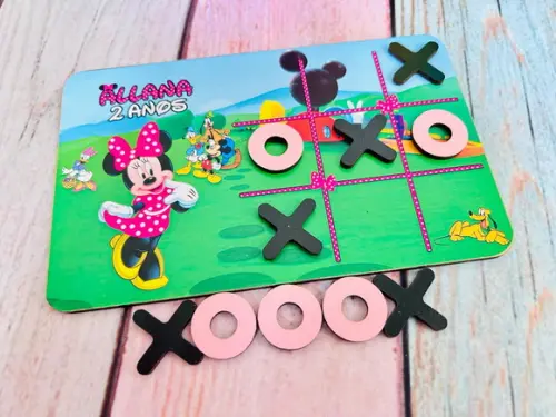 20 Jogo da Velha Personalizado Minnie