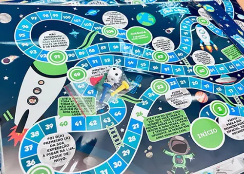 20 Jogo de Tabuleiro Festa Astronauta
