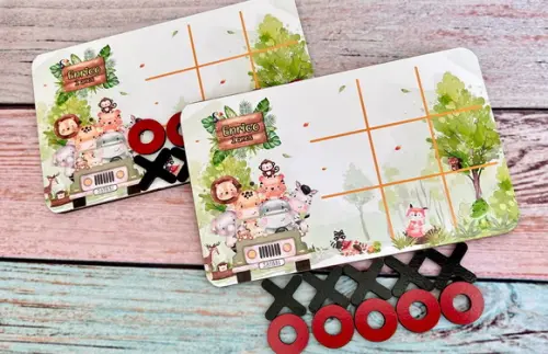 20 Jogo da Velha Personalizado Safari