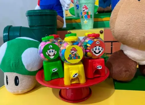 12 Mini Baleiro Candy Machine Personalizado 10 cm