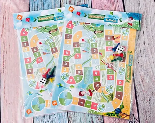 60 Jogo de Tabuleiro Personalizado + Tag Adesiva