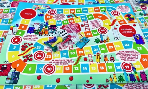 20 Jogo de Tabuleiro Numberblocks - Lembrancinha