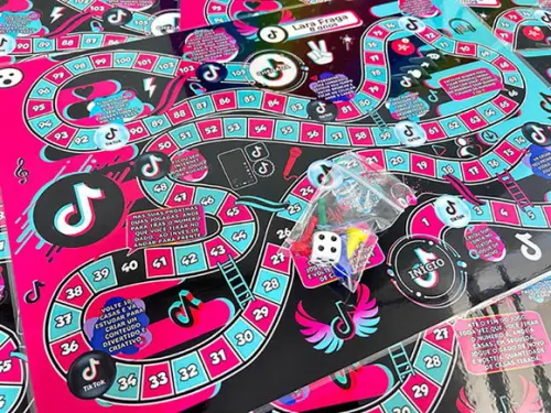 20 Jogo de Tabuleiro Festa Tiktok