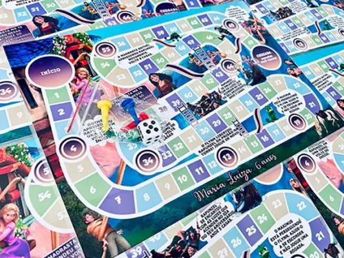 42 Jogo de Tabuleiro Personalizado Lembrancinha de Festa