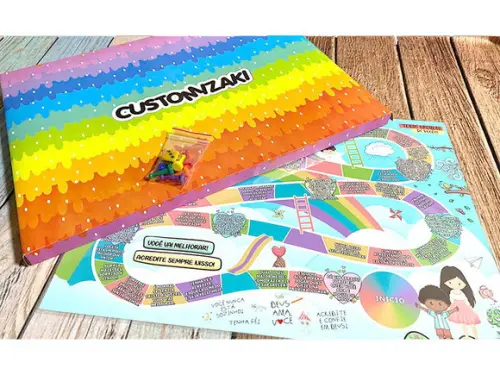 7 Jogos de Tabuleiro Personalizados 30 x 40cm - Varios Temas