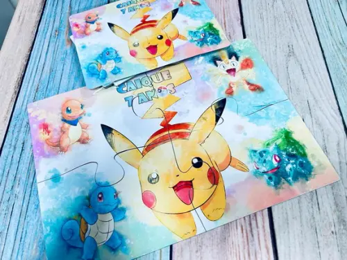 15 Quebra Cabeça Baby 4 Peças Personalizado Lembrancinha