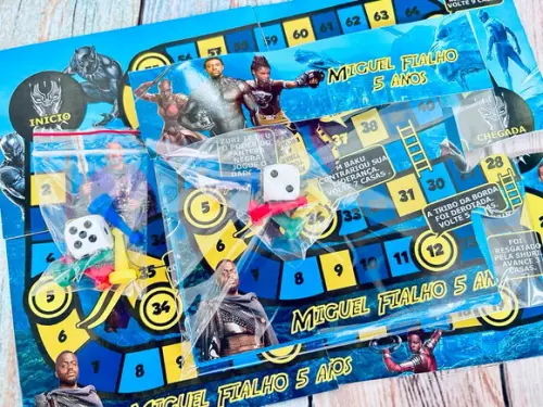 25 Jogo de Tabuleiro Personalizado Formato Quebra Cabeça