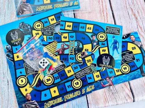 30 Jogo de Tabuleiro Personalizado Formato Quebra Cabeça