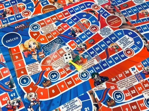 20 Jogos de Tabuleiro Festa Arlequina