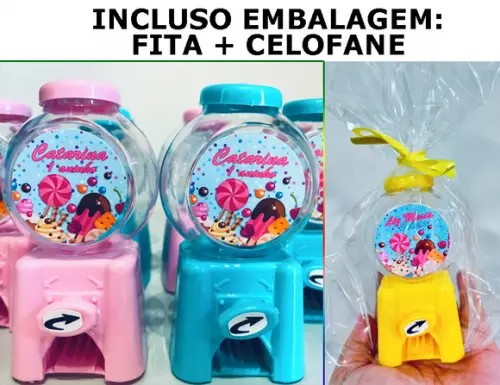 21 Mini Baleiro Candy Machine + Embalagem
