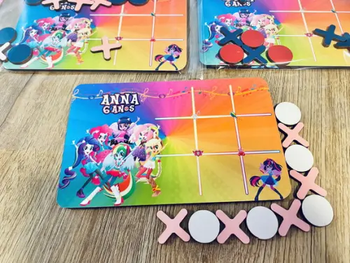 20 Jogo da Velha Personalizado Equestria Girls