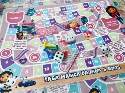 33 Jogo de Tabuleiro Personalizado Lembrancinha de Festa