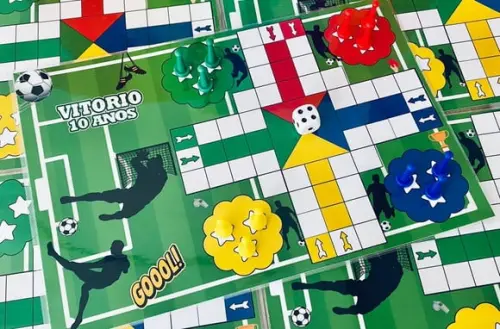 50 Jogos Mini Ludo - Lembrancinha Infantil